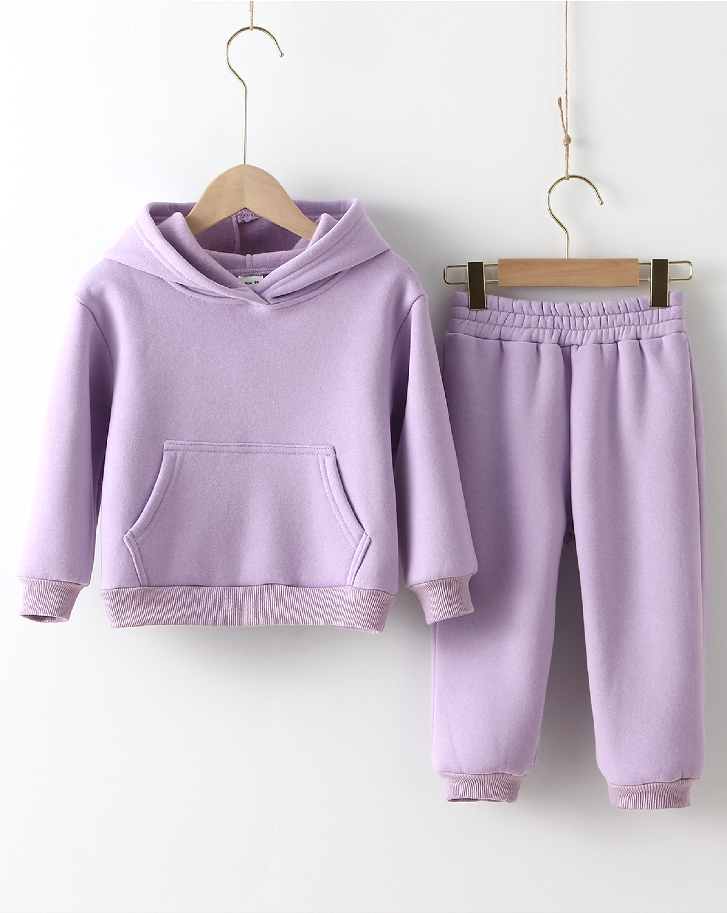 Cosy Set - Kids - Hoodie and Jogger Purple