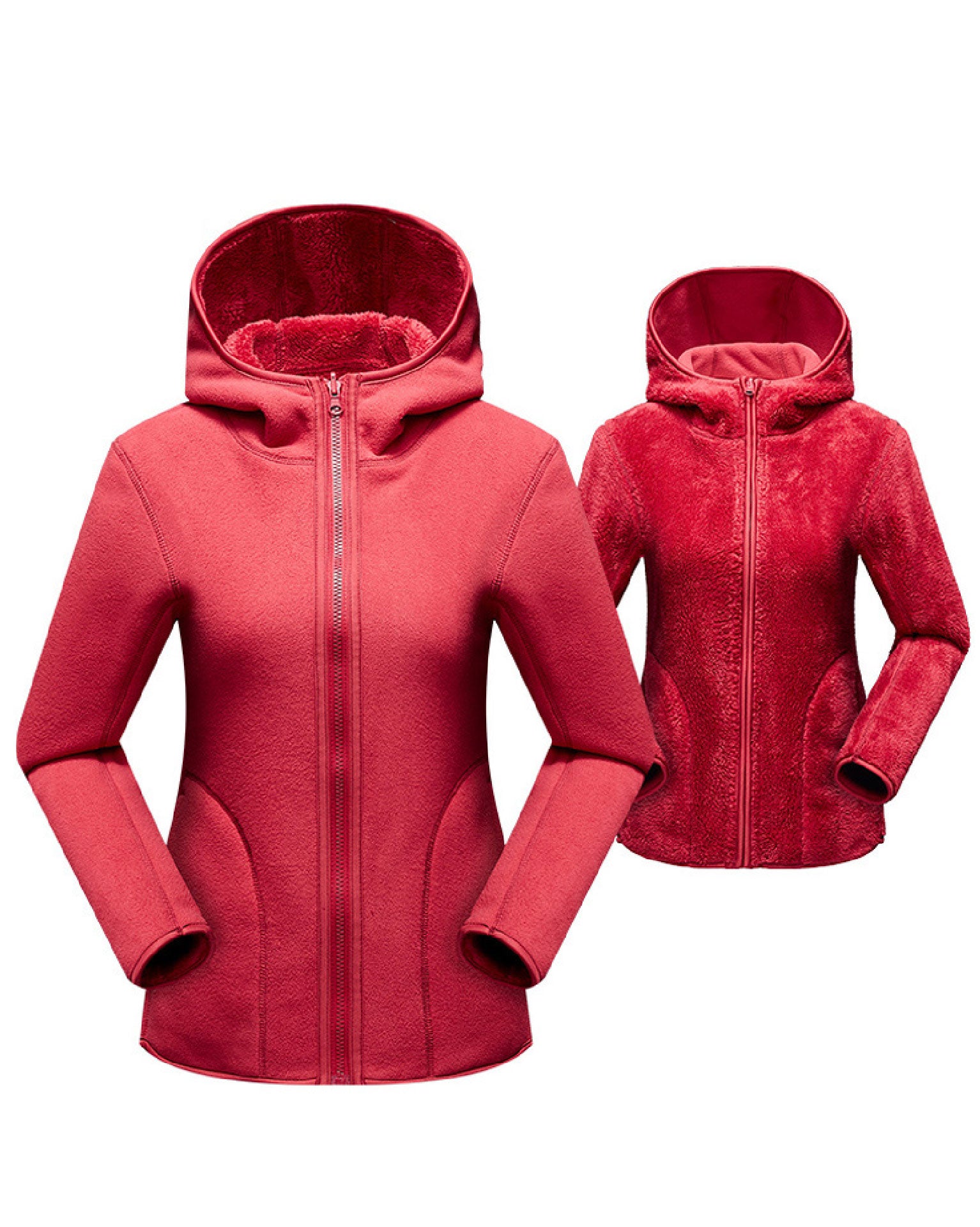 Double sided Hoodie Red