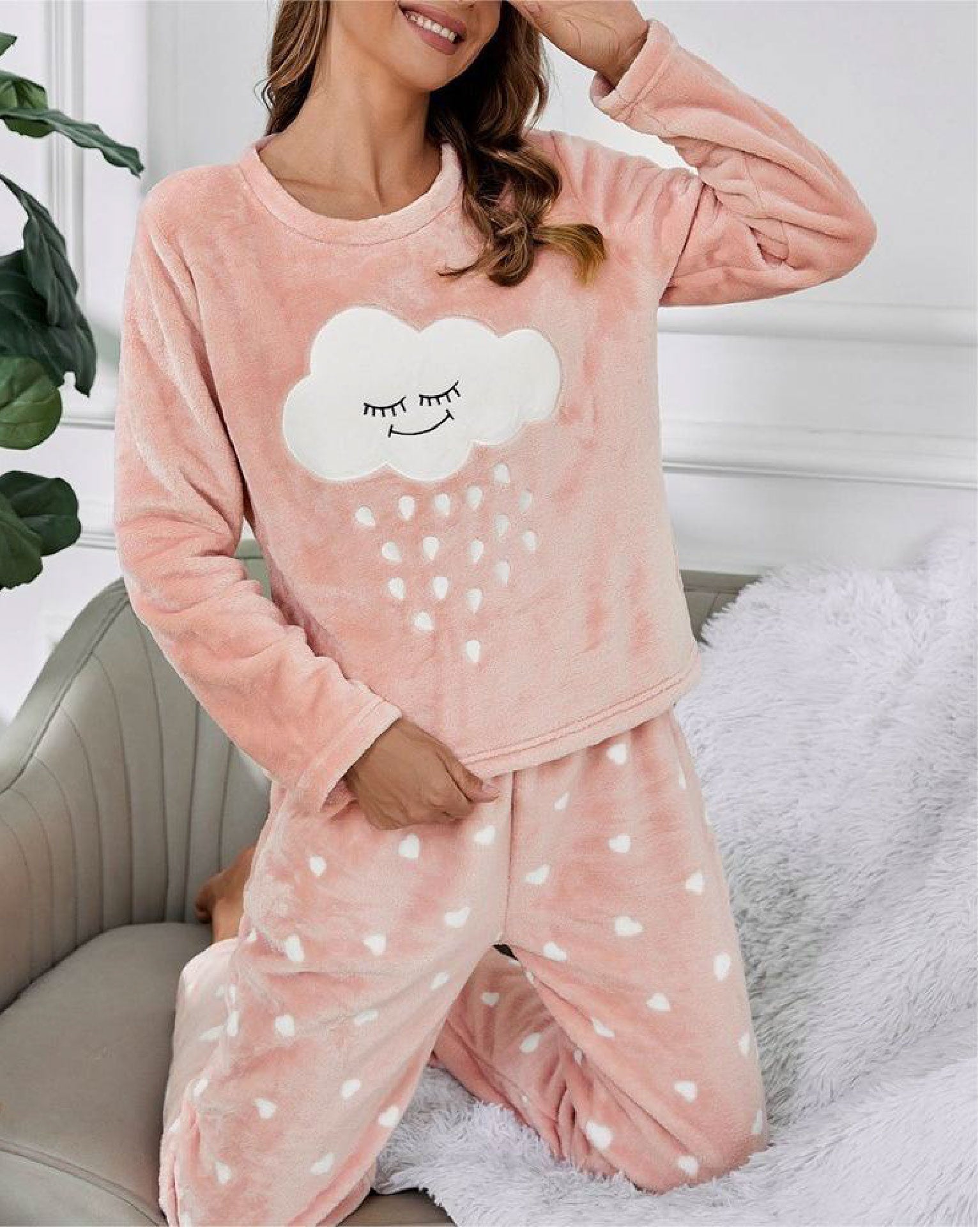 Pajamas - Rainy - Pink - 2 pieces