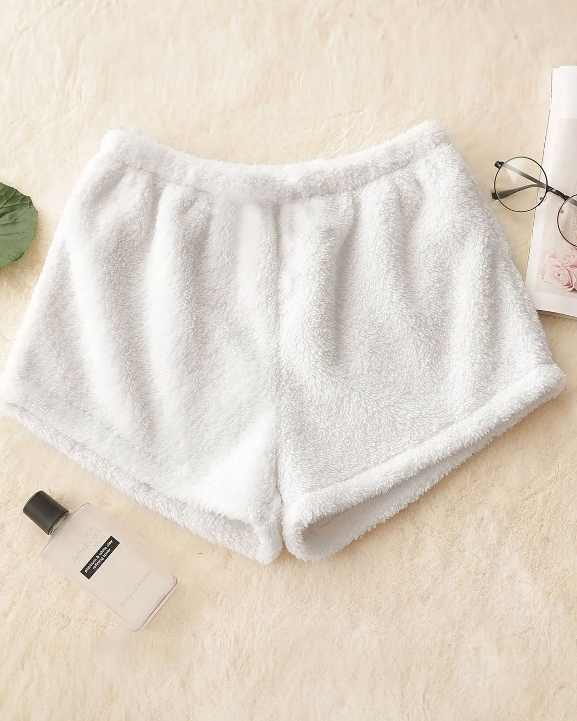 Soft Shorts - Wool Pants - White